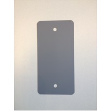 PVC-labels 54x108mm grijs 2 gaten 1000st Td35987112